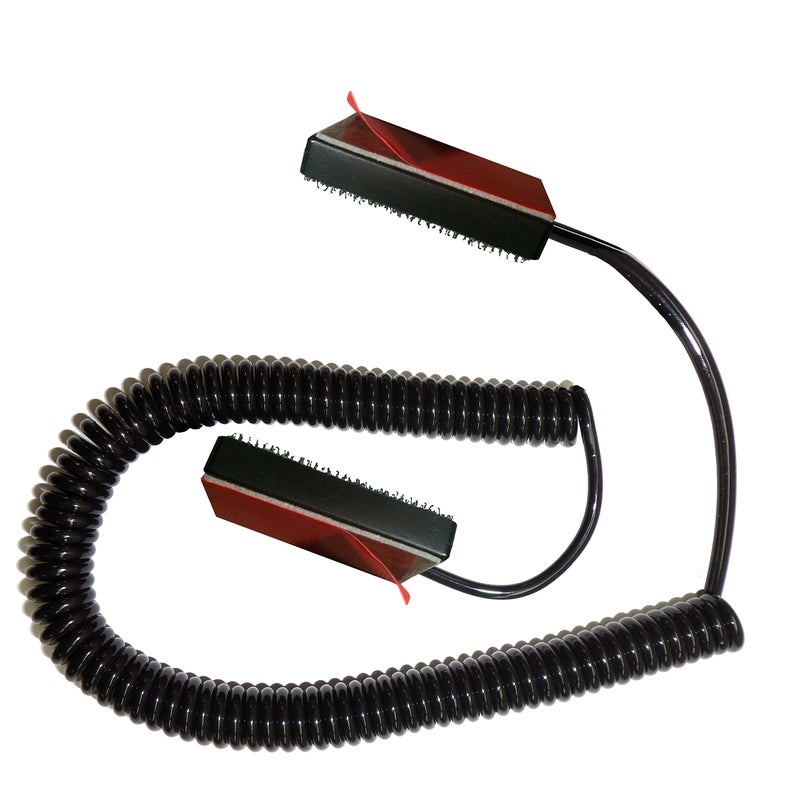 Anderic Universal Coiled Security Cable Bulk Pricing Available - Remote Control Tether Security Cable Leash with Hook and Loop Fastener Tape and Double-Sided Tape - Anderic - CBL02 - Image 1